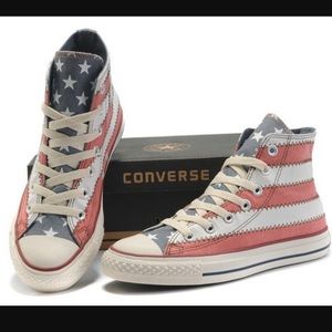 American Flag Converse